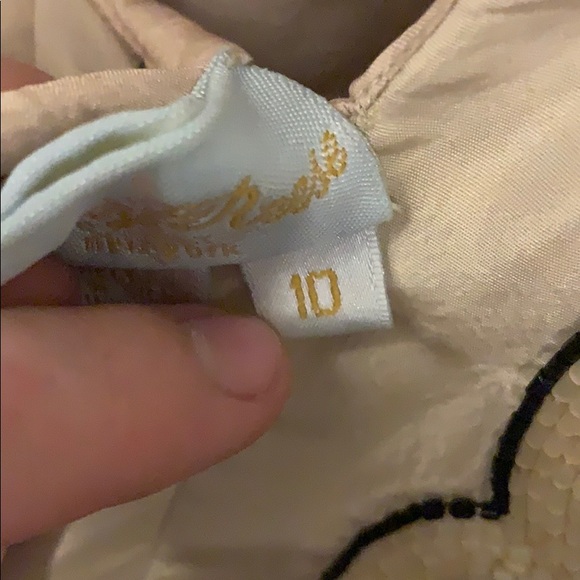 Tracy Reese Silk Beaded Sleeveless Dress Size 10 - Picture 5 of 7